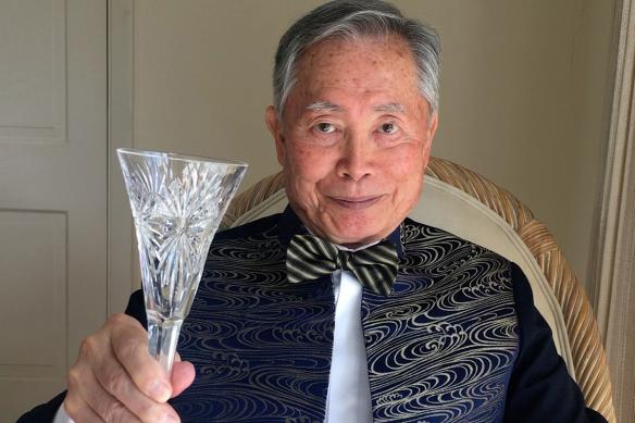 George Takei toast during 2020 Virtual Gala